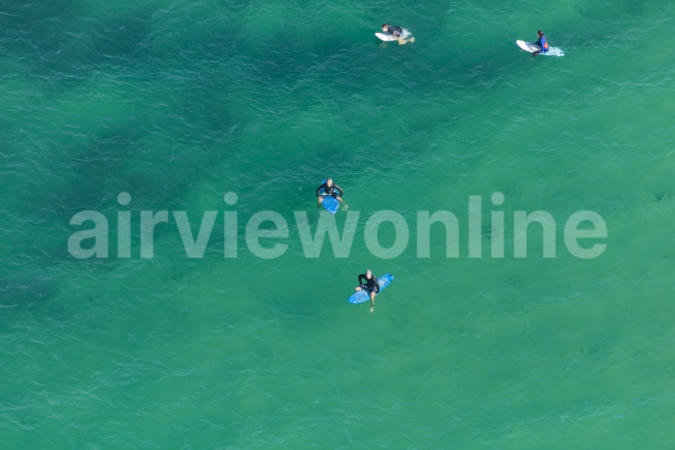 Aerial Image of Bondi Beach Surfing Series