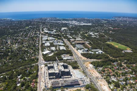 Aerial Image of FRENCHS FOREST HOSPITAL DEVELOPMENT