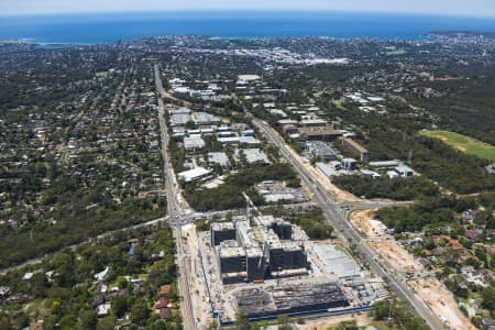 Aerial Image of FRENCHS FOREST HOSPITAL DEVELOPMENT