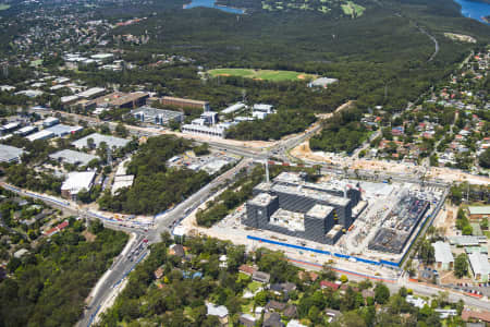 Aerial Image of FRENCHS FOREST HOSPITAL DEVELOPMENT