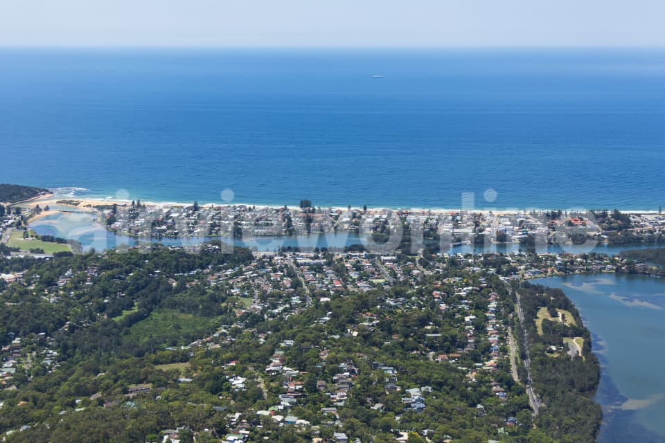 Aerial Image of Elanora Heights To Narrabeen Beach