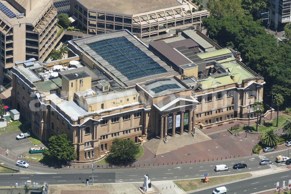 Aerial Image of The NSW State Library Sydney