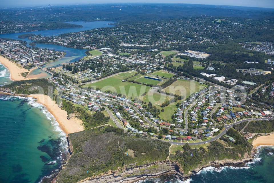 Aerial Image of Warriewood To Mona Vale Beachfront