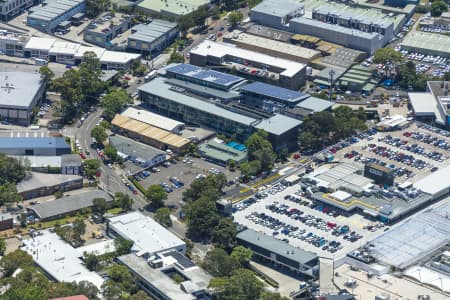 Aerial Image of WARRINGAH MALL AND SURROUNDING INDUSTRIAL AREA BROOKVALE