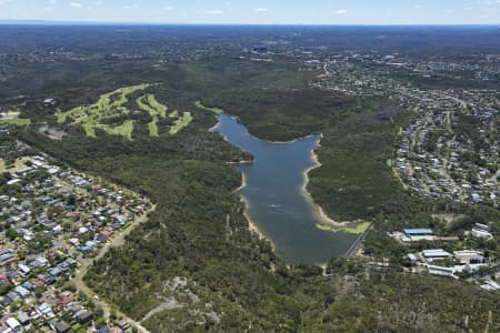 Aerial Image of MANLY RESERVOIR