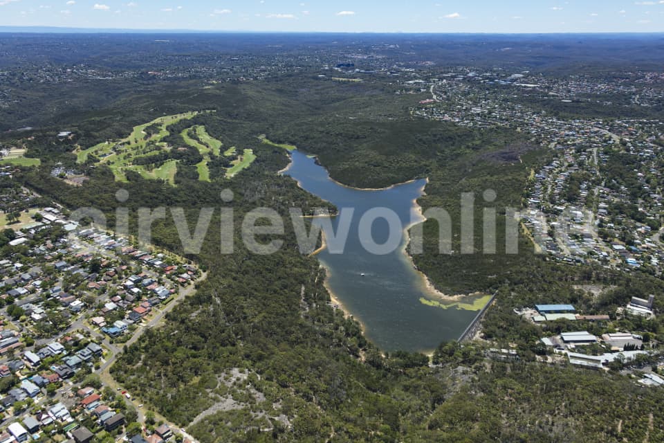 Aerial Image of Manly Reservoir