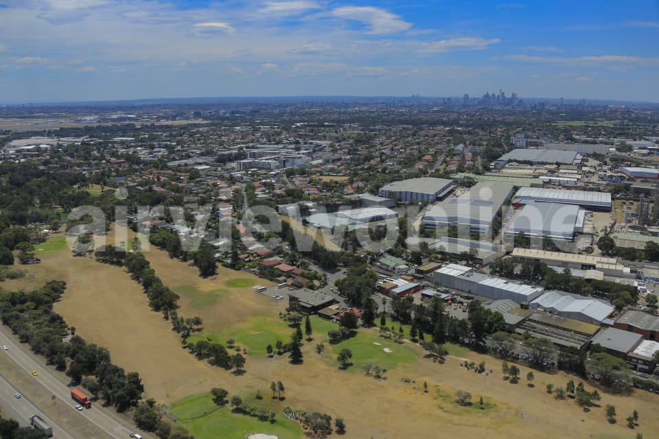 Aerial Image of Banksmeadow To Sydney CBD
