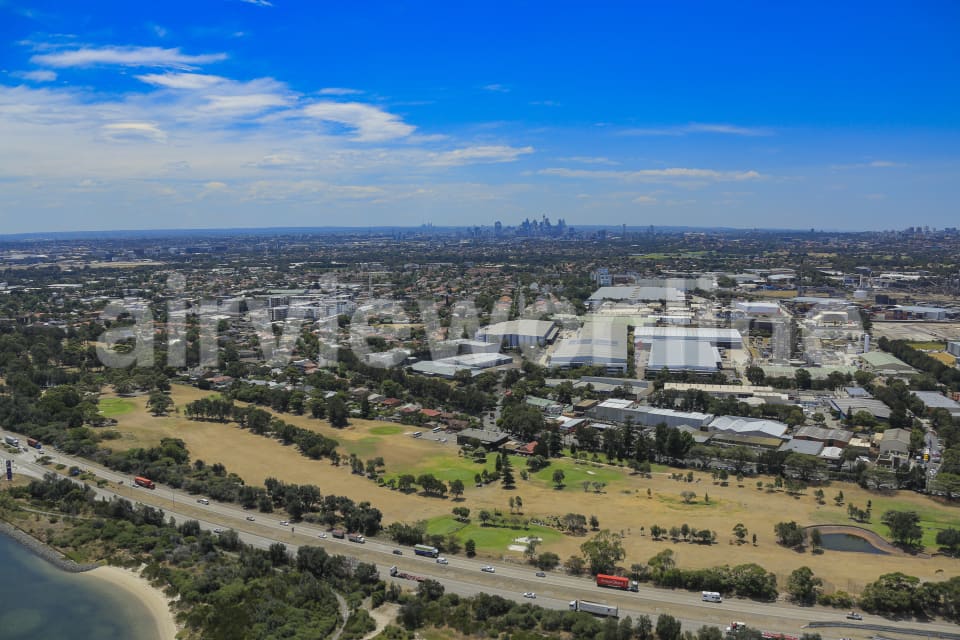 Aerial Image of Banksmeadow To Sydney CBD