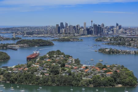 Aerial Image of GREENWICH TO SYDNEY CBD