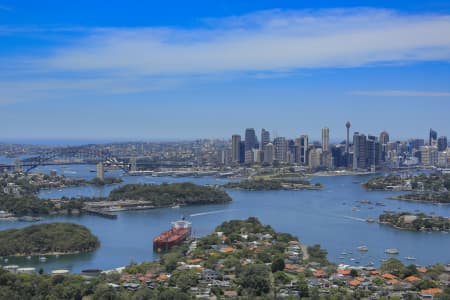 Aerial Image of GREENWICH TO SYDNEY CBD