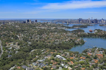 Aerial Image of GREENWICH TO SYDNEY CBD