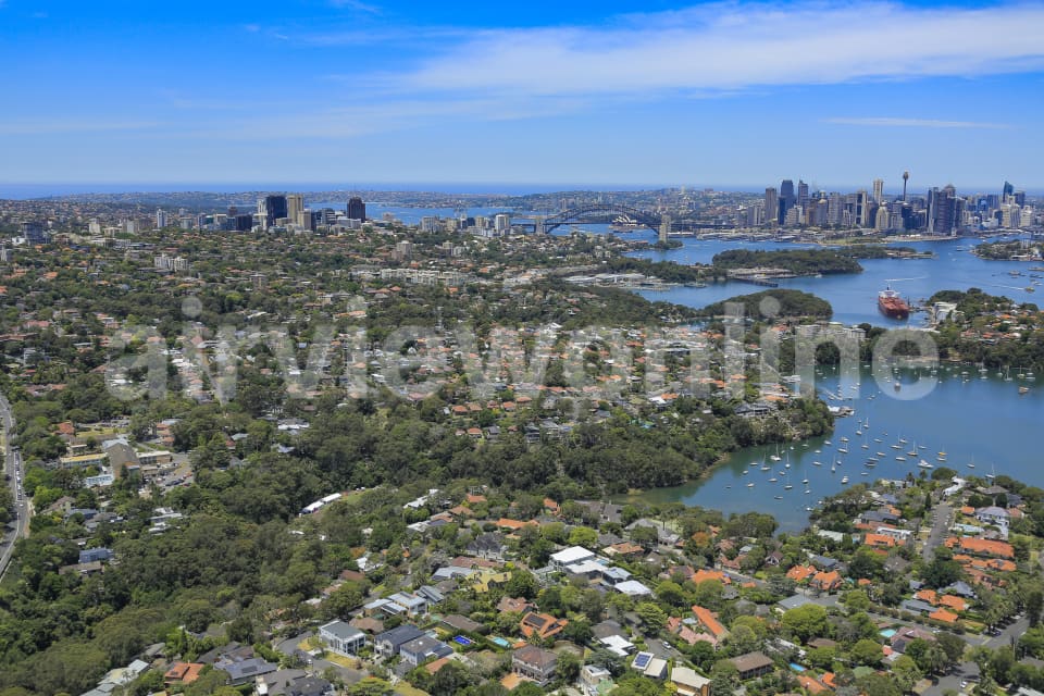 Aerial Image of Greenwich To Sydney CBD