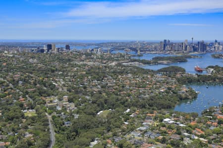 Aerial Image of GREENWICH TO SYDNEY CBD