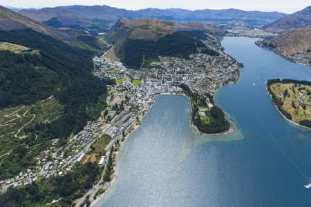 Aerial Image of QUEENSTOWN AND FRANKTON