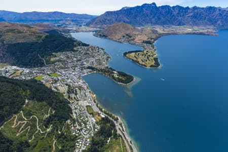 Aerial Image of QUEENSTOWN AND FRANKTON