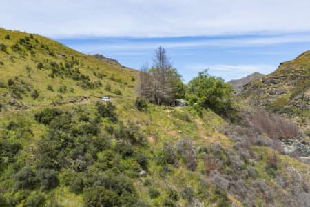 Aerial Image of FLYING LOW SHOTOVER RIVER, SKIPPERS, OTAGO, NEW ZEALAND