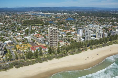 Aerial Image of BURLEIGH HEADS