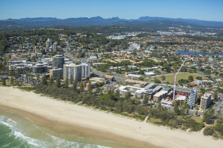 Aerial Image of BURLEIGH HEADS