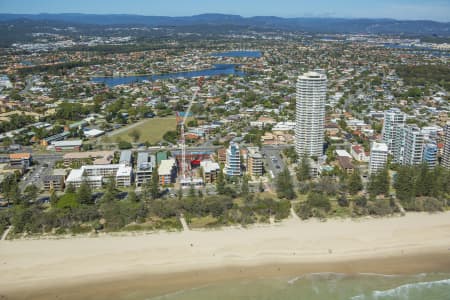 Aerial Image of BURLEIGH HEADS