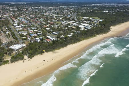 Aerial Image of DICKY BEACH AND CURRIMUNDI, SUNSHINE COAST QUEENSLAND