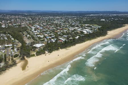 Aerial Image of DICKY BEACH AND CURRIMUNDI, SUNSHINE COAST QUEENSLAND