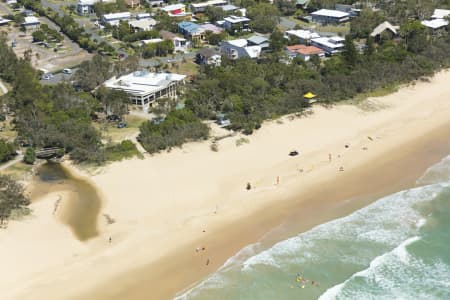 Aerial Image of DICKY BEACH AND CURRIMUNDI, SUNSHINE COAST QUEENSLAND