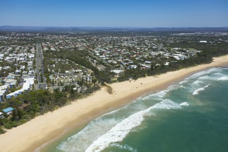 Aerial Image of DICKY BEACH AND CURRIMUNDI, SUNSHINE COAST QUEENSLAND