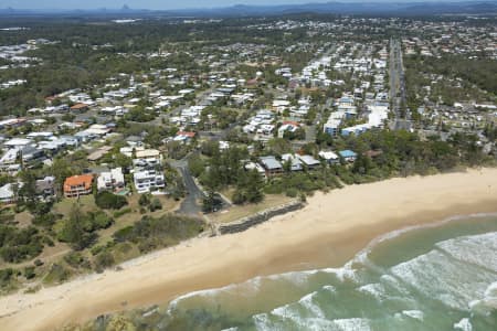 Aerial Image of DICKY BEACH AND CURRIMUNDI, SUNSHINE COAST QUEENSLAND