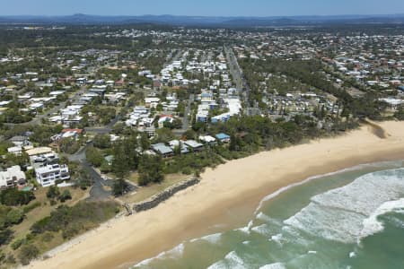 Aerial Image of DICKY BEACH AND CURRIMUNDI, SUNSHINE COAST QUEENSLAND