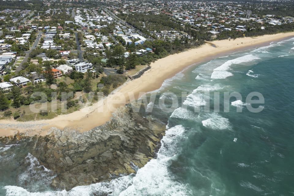 Aerial Image of Dicky Beach And Currimundi, Sunshine Coast Queensland
