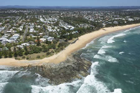 Aerial Image of DICKY BEACH AND CURRIMUNDI, SUNSHINE COAST QUEENSLAND