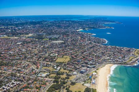 Aerial Image of MAROUBRA TO THE CBD