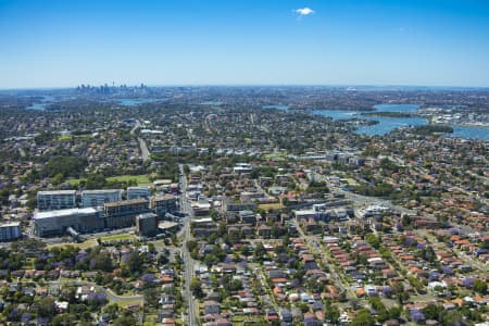 Aerial Image of TOP RYDE SHOPPING CENTRE AND SURROUNDS