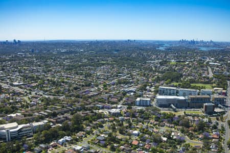 Aerial Image of TOP RYDE SHOPPING CENTRE AND SURROUNDS