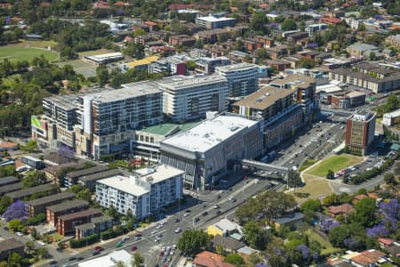 Aerial Image of TOP RYDE SHOPPING CENTRE AND SURROUNDS