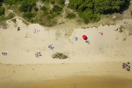 Aerial Image of COLLINS FLAT BEACH, MANLY