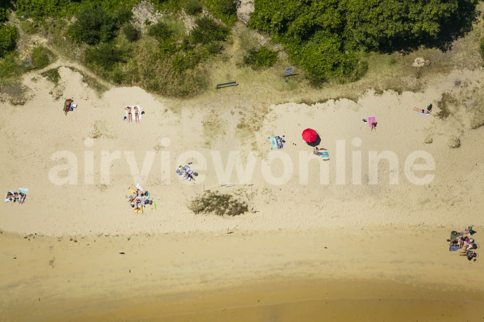 Aerial Image of Collins Flat Beach, Manly