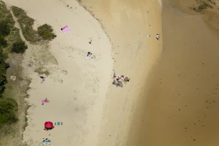 Aerial Image of COLLINS FLAT BEACH, MANLY