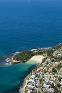 Aerial Image of SHELLY BEACH IN ICONIC MANLY