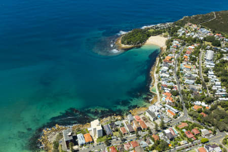 Aerial Image of SHELLY BEACH IN ICONIC MANLY