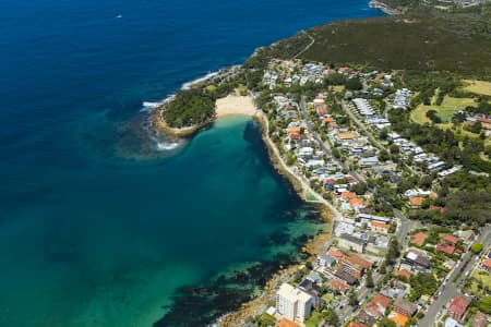 Aerial Image of SHELLY BEACH IN ICONIC MANLY