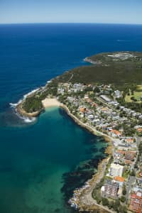 Aerial Image of SHELLY BEACH IN ICONIC MANLY