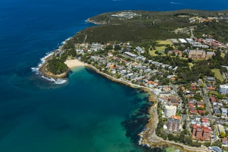 Aerial Image of SHELLY BEACH IN ICONIC MANLY