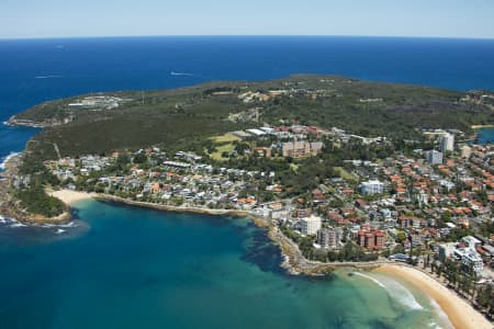 Aerial Image of SHELLY BEACH IN ICONIC MANLY