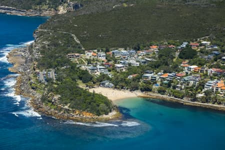 Aerial Image of SHELLY BEACH IN ICONIC MANLY