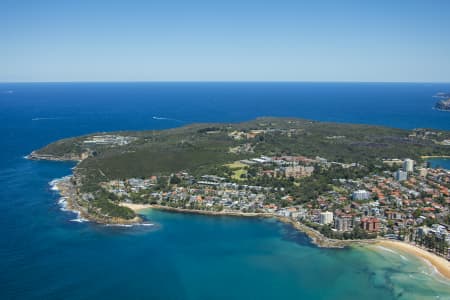 Aerial Image of SHELLY BEACH IN ICONIC MANLY