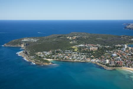 Aerial Image of SHELLY BEACH IN ICONIC MANLY