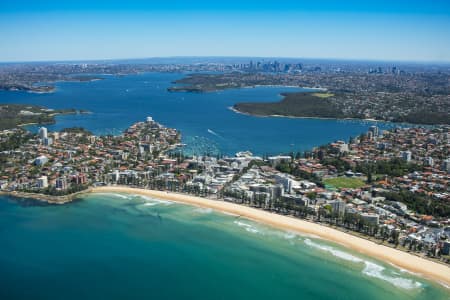 Aerial Image of MANLY BEACH