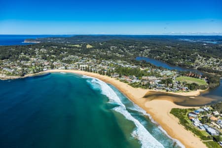 Aerial Image of AVOCA BEACH