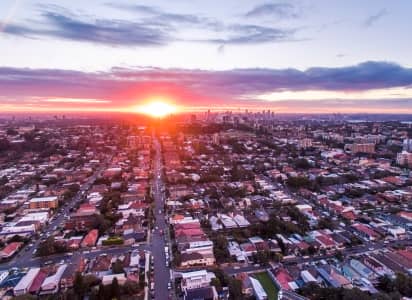 Aerial Image of BONDI AERIAL SUNSET